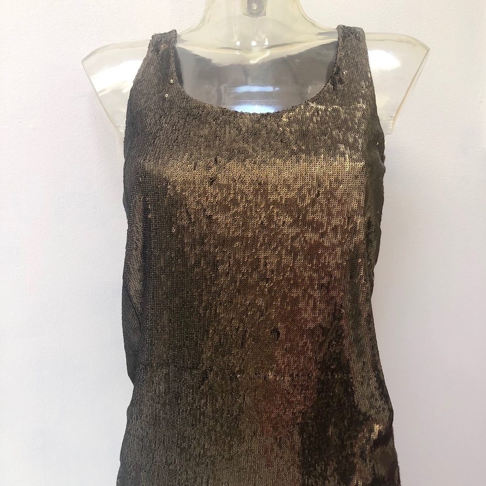 sequin top • ann taylor petite